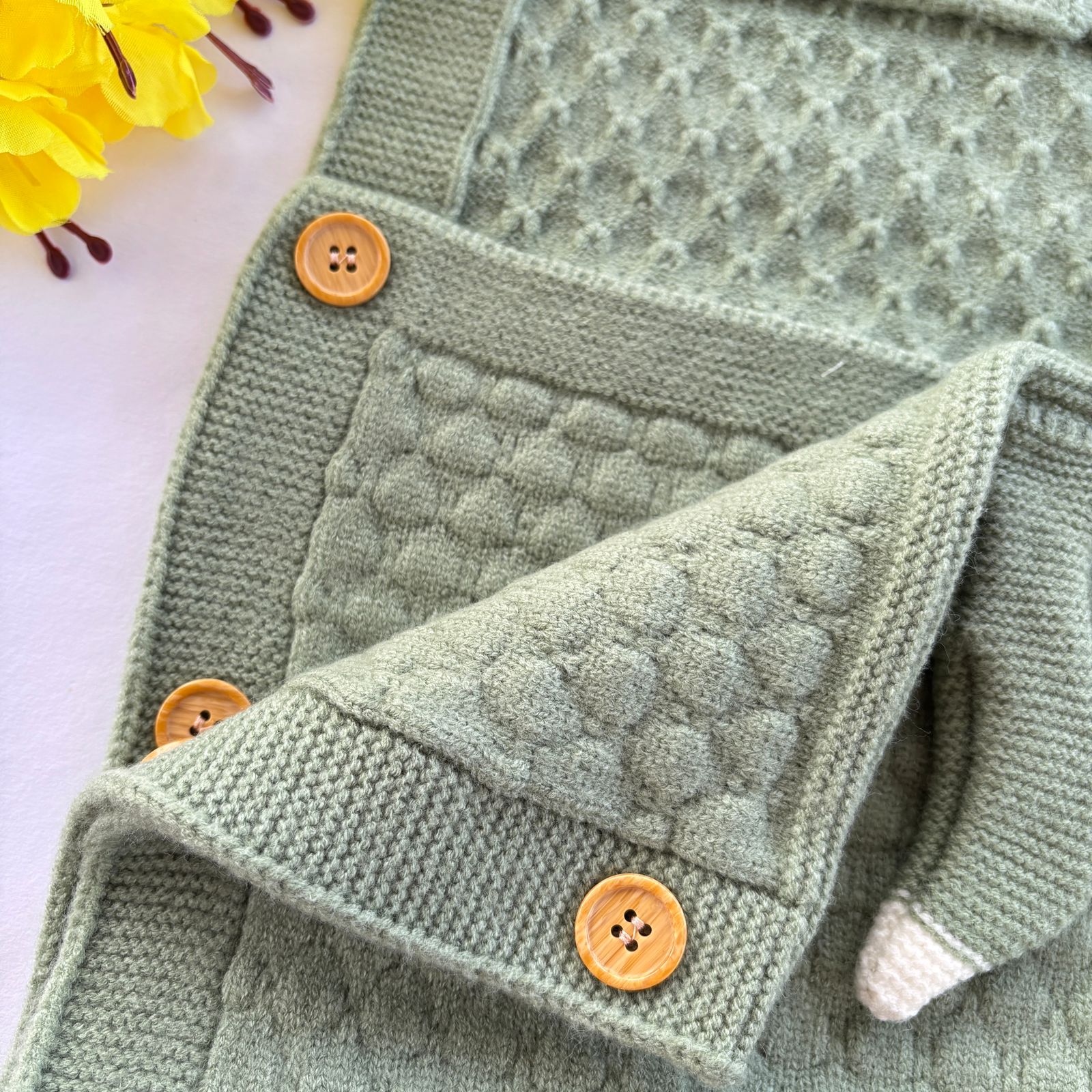Premium Woollen Baby Sleeping Bag With Hood
