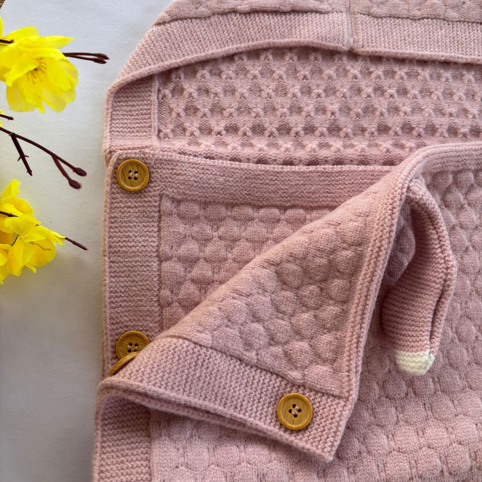 Premium Woollen Baby Sleeping Bag With Hood