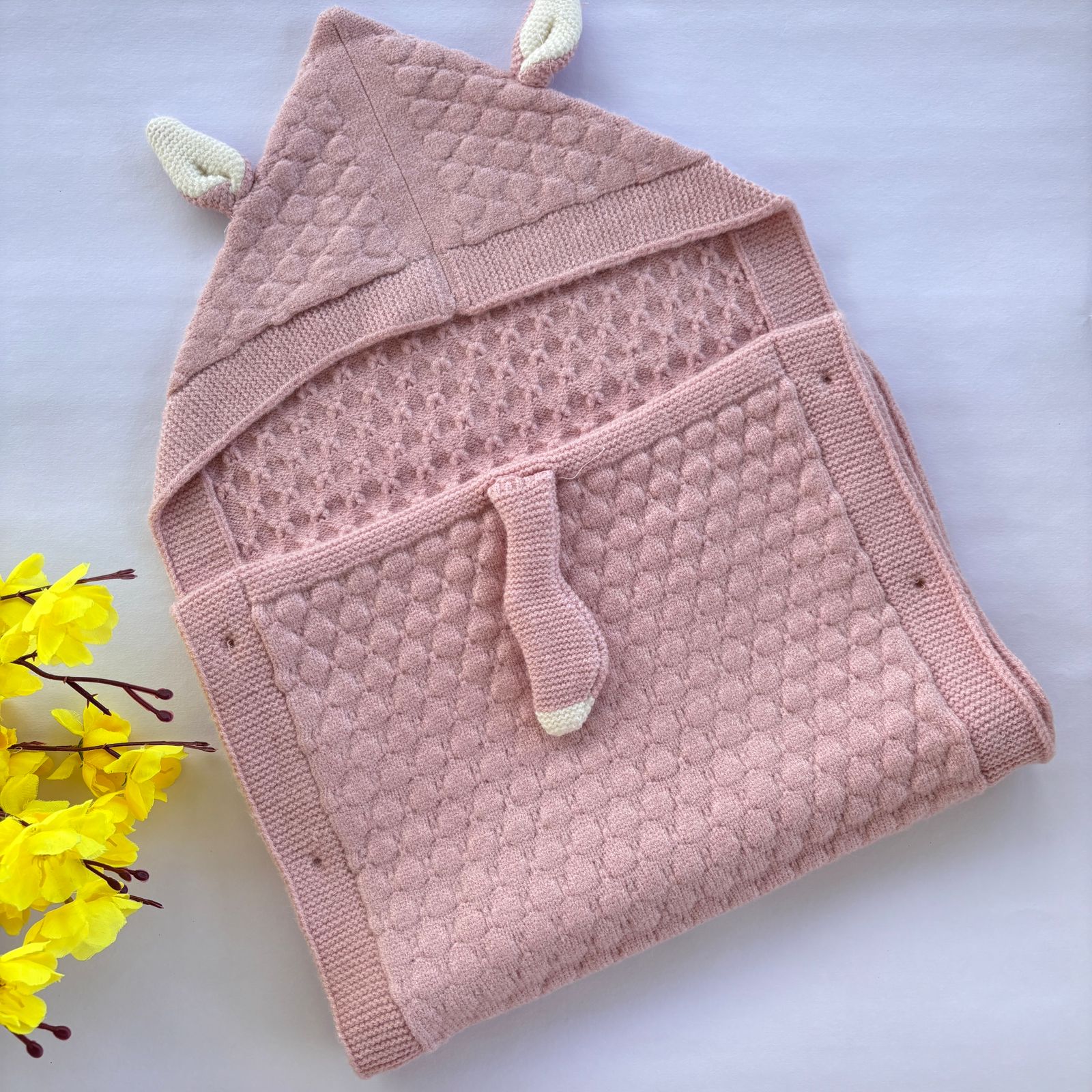 Premium Woollen Baby Sleeping Bag With Hood